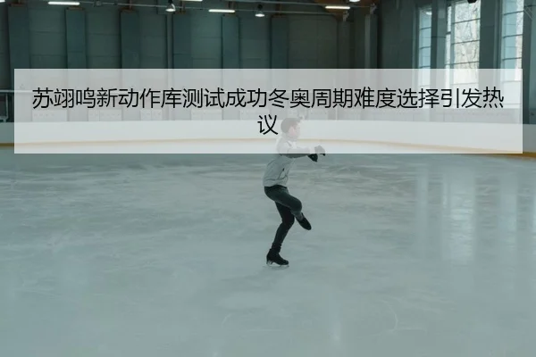 苏翊鸣新动作库测试成功冬奥周期难度选择引发热议